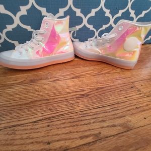 Converse Iridescent high top sneakers